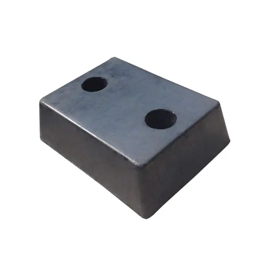 Tope de minidock moldeado 13x10x4 de 2 agujeros